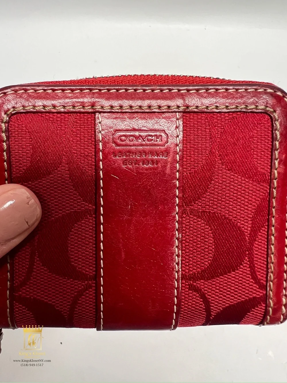 Coach Zip-Around Wallet - Picture 5 of 13